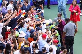Carlos Alcaraz With Fans At The US Open - NYC