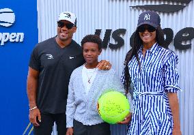 US Open - Ciara and Russell Wilson