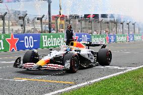 Isack Hadjar first F1 podium - Netherlands