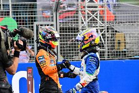 Isack Hadjar first F1 podium - Netherlands