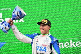 Isack Hadjar first F1 podium - Netherlands