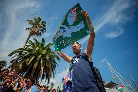 Global Sumud Flotilla Departing from Barcelona - Spain