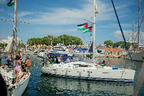 Global Sumud Flotilla Departing from Barcelona - Spain