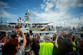 Global Sumud Flotilla Departing from Barcelona - Spain