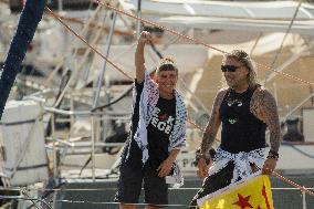 Global Sumud Flotilla Departing from Barcelona - Spain