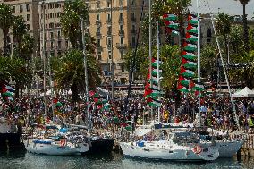 Global Sumud Flotilla Departing from Barcelona - Spain