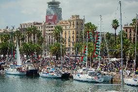 Global Sumud Flotilla Departing from Barcelona - Spain