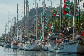 Global Sumud Flotilla Departing from Barcelona - Spain