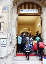 Elisabeth Borne Visit Elementary School - Paris