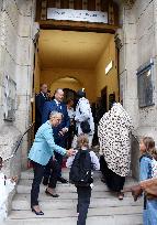 Elisabeth Borne Visit Elementary School - Paris