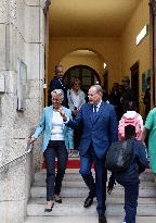 Elisabeth Borne Visit Elementary School - Paris