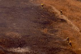 A New Fire Affects The Monte Coronado Area In Malaga - Spain
