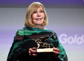 Venice - Kim Novak Receives Kim Novak Golden Lion for Lifetime Achievement
