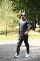 French Football Squad Arriving At Training Camp - Clairefontaine