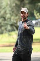 French Football Squad Arriving At Training Camp - Clairefontaine