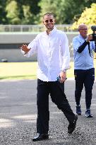 French Football Squad Arriving At Training Camp - Clairefontaine