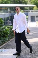 French Football Squad Arriving At Training Camp - Clairefontaine