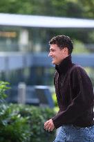 French Football Squad Arriving At Training Camp - Clairefontaine