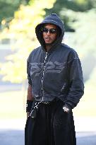 French Football Squad Arriving At Training Camp - Clairefontaine