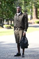 French Football Squad Arriving At Training Camp - Clairefontaine