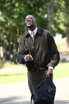 French Football Squad Arriving At Training Camp - Clairefontaine