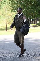 French Football Squad Arriving At Training Camp - Clairefontaine