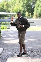 French Football Squad Arriving At Training Camp - Clairefontaine