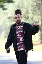 French Football Squad Arriving At Training Camp - Clairefontaine