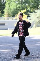 French Football Squad Arriving At Training Camp - Clairefontaine