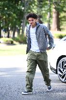 French Football Squad Arriving At Training Camp - Clairefontaine