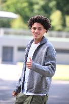 French Football Squad Arriving At Training Camp - Clairefontaine