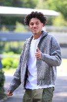 French Football Squad Arriving At Training Camp - Clairefontaine