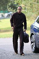 French Football Squad Arriving At Training Camp - Clairefontaine