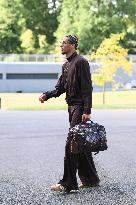 French Football Squad Arriving At Training Camp - Clairefontaine