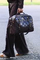 French Football Squad Arriving At Training Camp - Clairefontaine