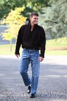 French Football Squad Arriving At Training Camp - Clairefontaine