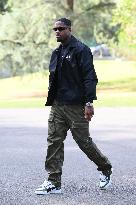 French Football Squad Arriving At Training Camp - Clairefontaine