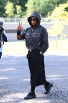 French Football Squad Arriving At Training Camp - Clairefontaine