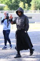 French Football Squad Arriving At Training Camp - Clairefontaine