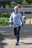 French Football Squad Arriving At Training Camp - Clairefontaine