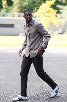 French Football Squad Arriving At Training Camp - Clairefontaine