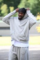 French Football Squad Arriving At Training Camp - Clairefontaine