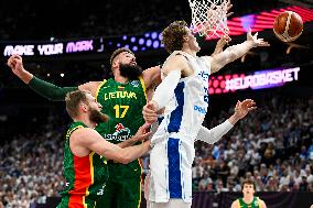 EURO BASKETBALL FINLAND-LITHUANIA