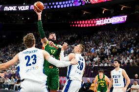 EURO BASKETBALL CHAMPIONSHIP FINLAND-LITHUANIA