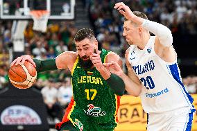EURO BASKETBALL CHAMPIONSHIP FINLAND-LITHUANIA