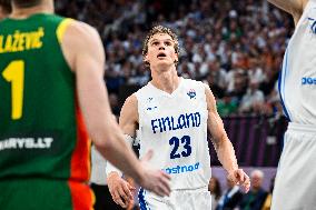 EURO BASKETBALL CHAMPIONSHIP FINLAND-LITHUANIA