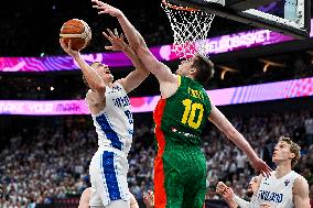 EURO BASKETBALL FINLAND-LITHUANIA