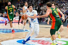 EURO BASKETBALL FINLAND-LITHUANIA
