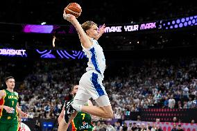 EURO BASKETBALL CHAMPIONSHIP FINLAND-LITHUANIA