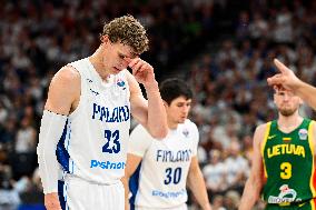 EURO BASKETBALL CHAMPIONSHIP FINLAND-LITHUANIA